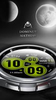 DM036 Digital Watch Face تصوير الشاشة 1