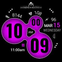 DM036 Digital Watch Face تصوير الشاشة 3
