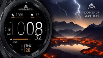 DM039 Digital Watch Face الملصق