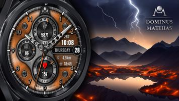 DM044 Analog Watch Face الملصق