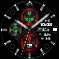 DM049 Hybrid Watch Face تصوير الشاشة 3