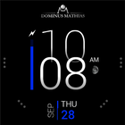 DM040 Digital Watch Face أيقونة