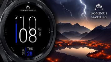 DM040 Digital Watch Face الملصق