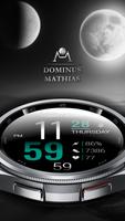 DM043 Digital Watch Face تصوير الشاشة 1