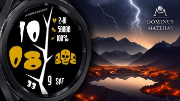 DM050 Halloween Scary Face poster