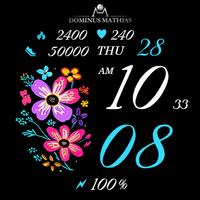 DM064 Flower Birthday Party تصوير الشاشة 3