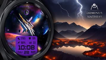 DM070 Astronomy Watch Face الملصق