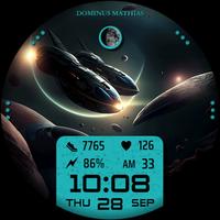 DM070 Astronomy Watch Face تصوير الشاشة 3