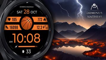 DM084 Sports Watch Face الملصق