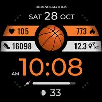 DM084 Sports Watch Face تصوير الشاشة 3