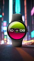 DM109 Minimal Color Watch الملصق