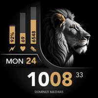DM113 Modern Animal Face الملصق