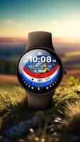 DM123 Tricolor Weather Face الملصق