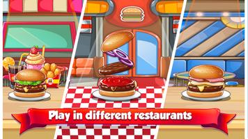 Burger Chef - rapide et fou jeux de cuisine capture d'écran 1