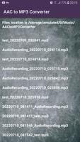 AAC to MP3 Converter screenshot 2