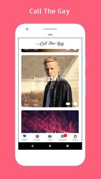 call the gay - gay video chat app 海报