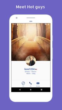 call the gay - gay video chat app 截图 1