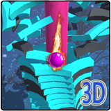 Drop Stack Ball Blast Fall Helix Offline 3D biểu tượng