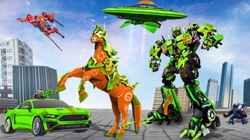 Horse Robot : Robot Car Games screenshot 2