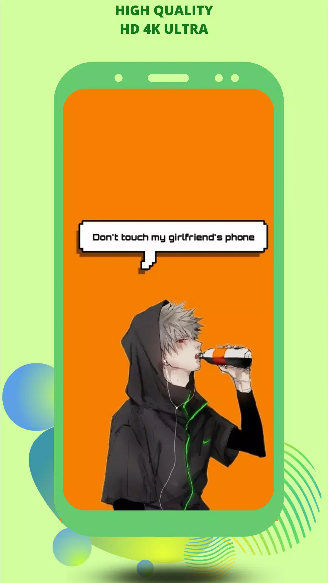 Don't Touch My Phone Wallpaper Lock Screen Anime APK for Android Download