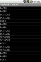 برنامه‌نما RoSham Randomizer عکس از صفحه