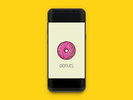 Donuts Wallpaper poster