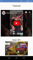 برنامه‌نما Diamonds - Guides for Free Fire عکس از صفحه