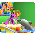 Dolphin Game : Dolphin show أيقونة