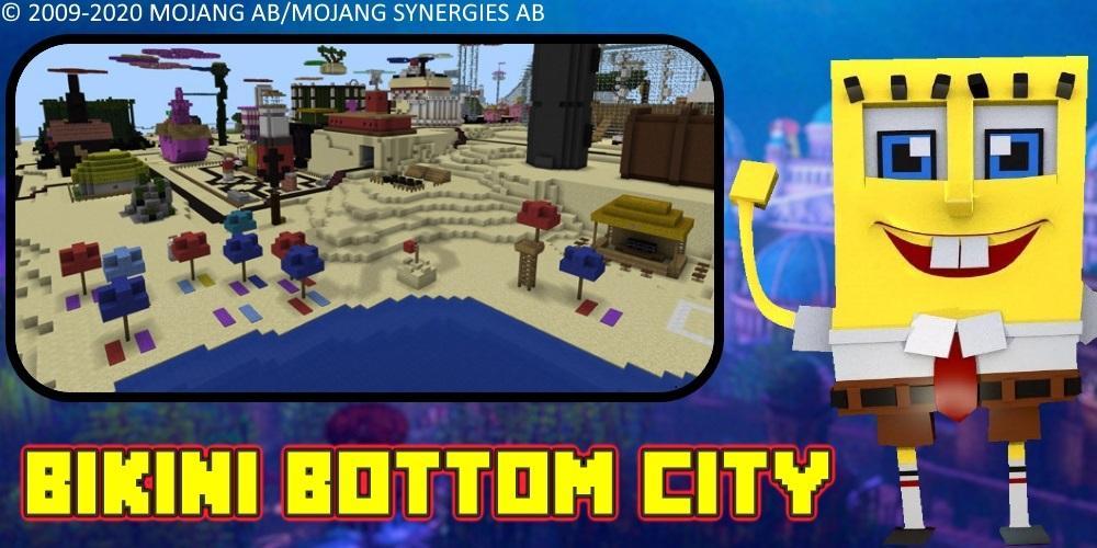 Bikini Bottom City Craft Map For Android Apk Download - bikini bottom roblox games
