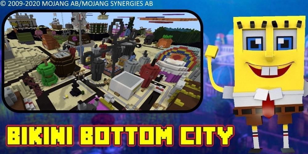 Bikini Bottom City Craft Map For Android Apk Download - bikini bottom roblox games