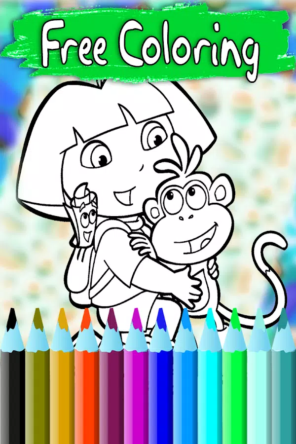 Dora Princess Coloring Pages