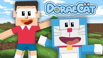 Doraecat Mod for Minecraft PE ポスター