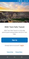 Poster RIDE Twin Falls Transit