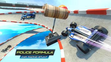 Police Formula Ramp Car Stunts Ekran Görüntüsü 1