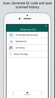 Whatscan : QR Scan Pro تصوير الشاشة 1
