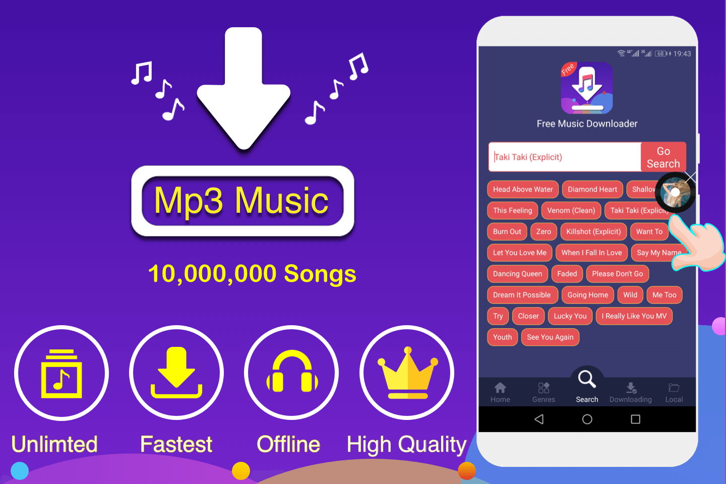 無料で Free Music Downloader Mp3 Music Download アプリの最新版 Apk1 0 7をダウンロードー Android用 Free Music Downloader Mp3 Music Download Apk の最新バージョンをダウンロード Apkfab Com Jp