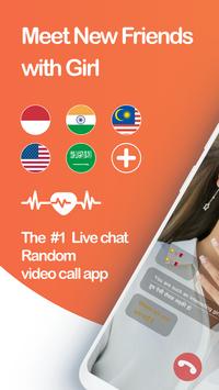 Live Chat Video Call with strangers-Whatslive 海报