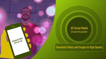 Social Media Downloader : HD Video Downlaoder Plakat