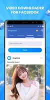 Video downloader for Facebook Plakat
