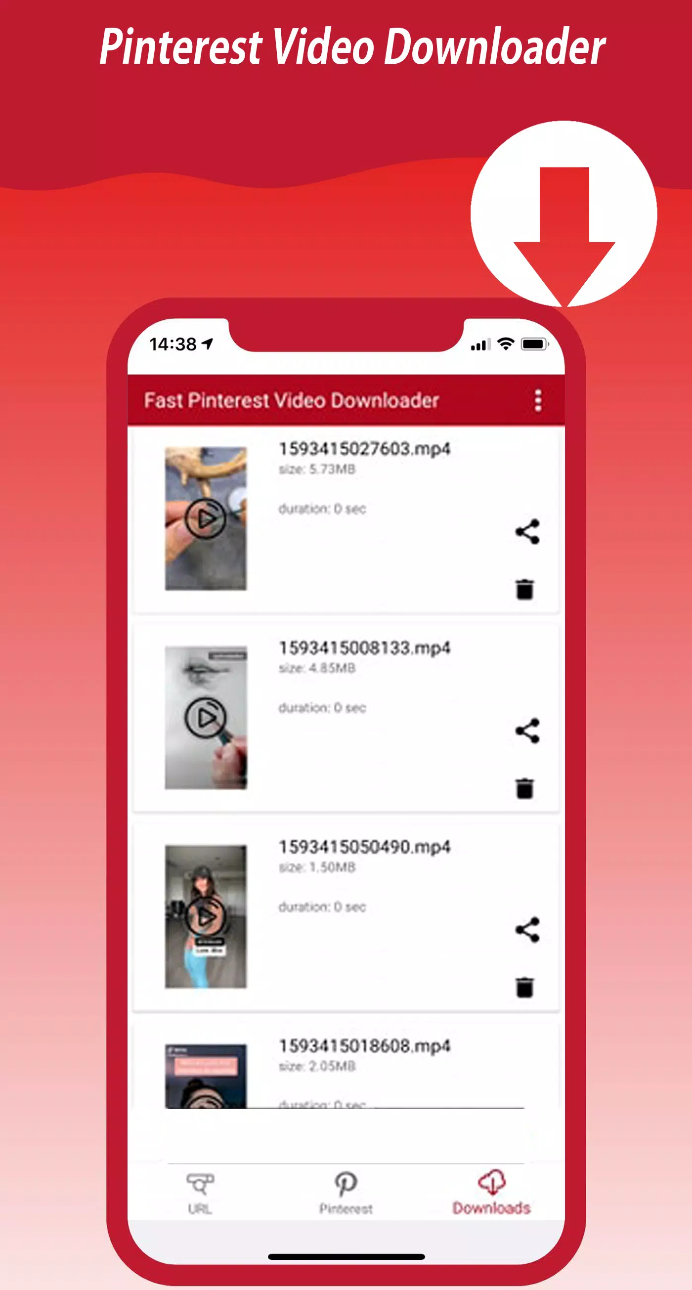 Descarga de APK de Fast Pinterest Video Downloader para Android