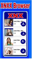 برنامه‌نما XNXX Browser-XNXX videos HD Downloader-XNXX Browse عکس از صفحه