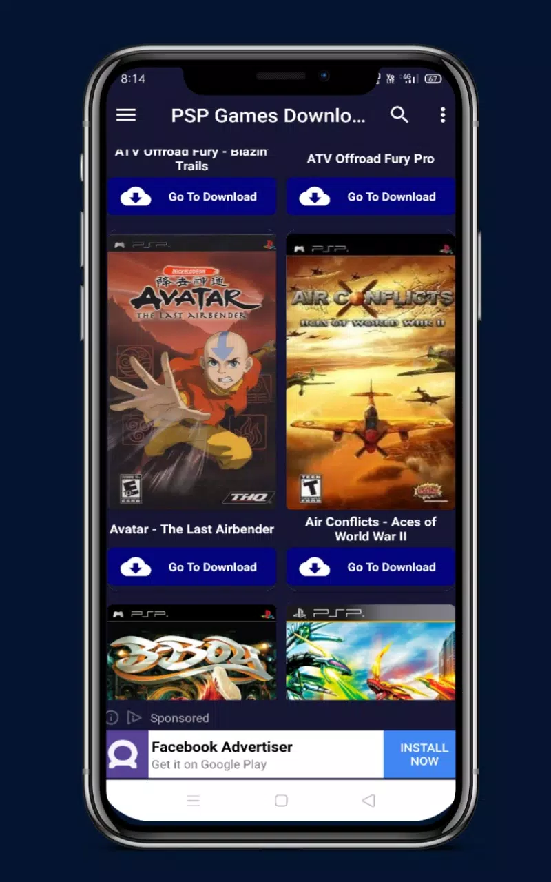 PSP GAMES Emulator - Download PSX PS2 ISO&CSO Roms APK for Android Download