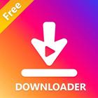 Free Video Downloader - Video downloading app icône