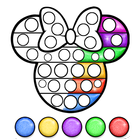 Dot Makers Glitter Coloring-icoon