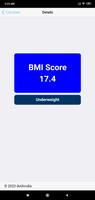 BMI Fitness Checker capture d'écran 2