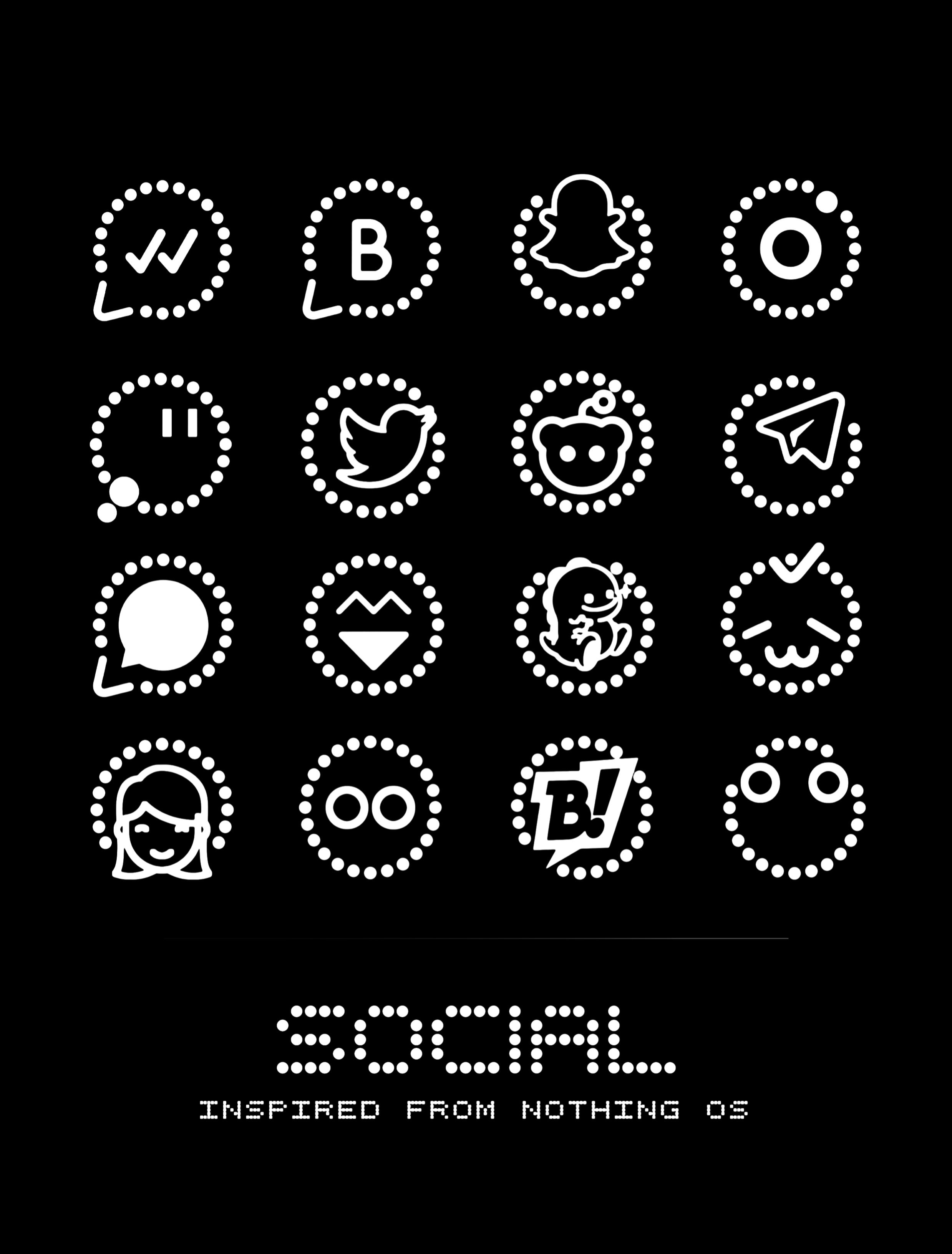Nothing icon. Nothing icon Pack. Doticon.