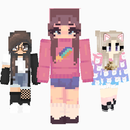 Aesthetic Girl Skins for MCPE APK