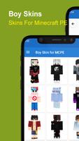 Cool Boy Skins for MCPE capture d'écran 2