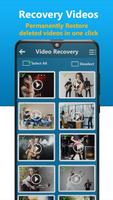 Récupération vidéo - Restaurer toutes les vidéos capture d'écran 1