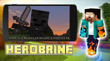 Mod Herobrine Craft [Horror] Affiche